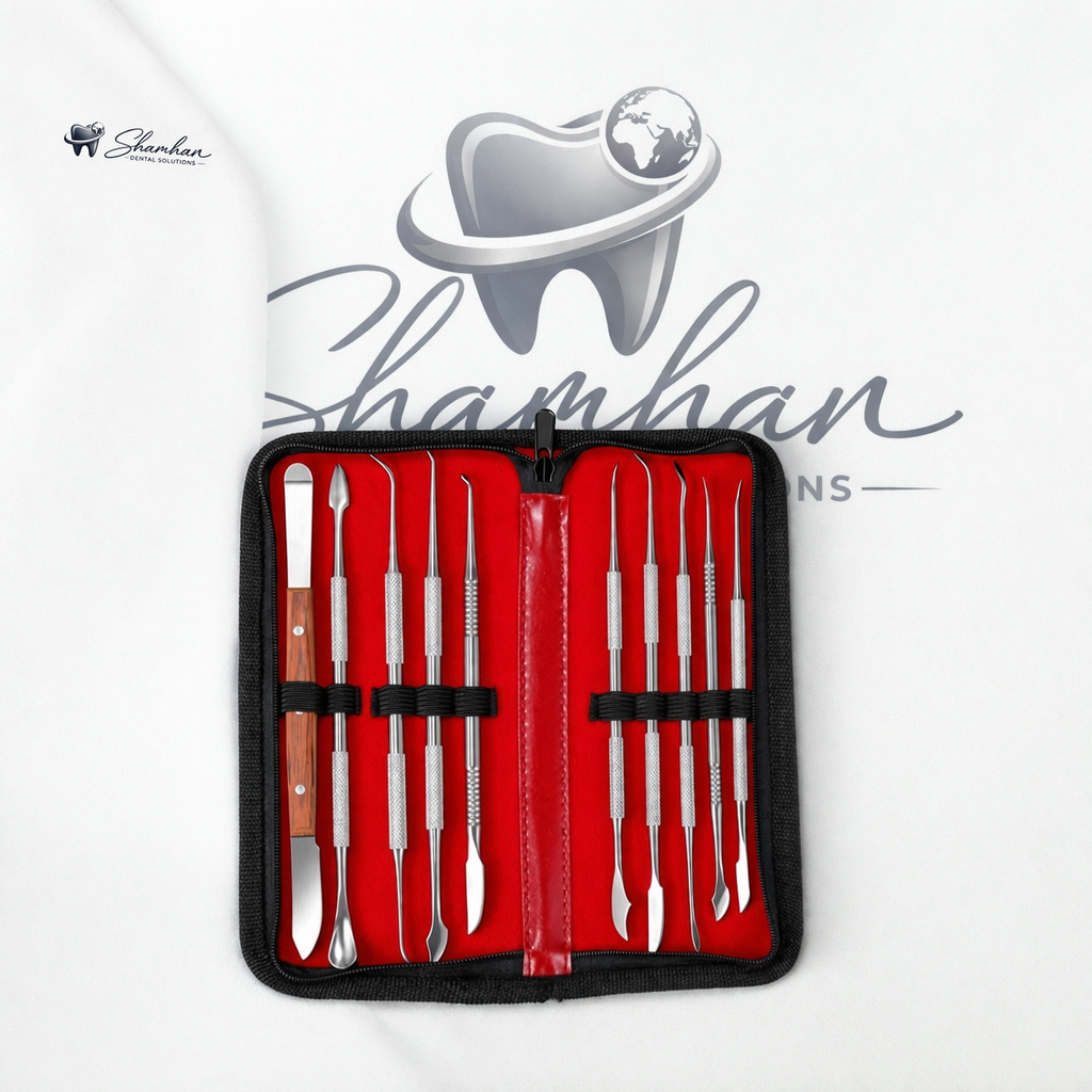 Dental Wax Carving Instrument Kit – 12 Pcs