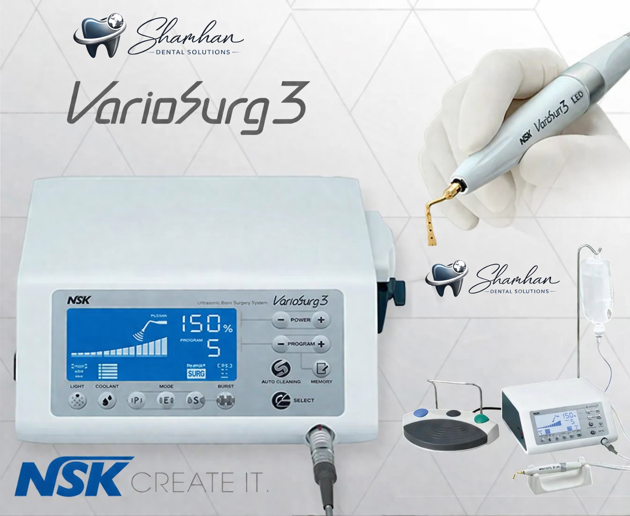NSK VarioSurg 3 Ultrasonic Bone Surgery System